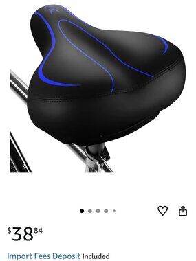Xmifer oversized bicycle saddle seat